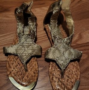Gold Sandals